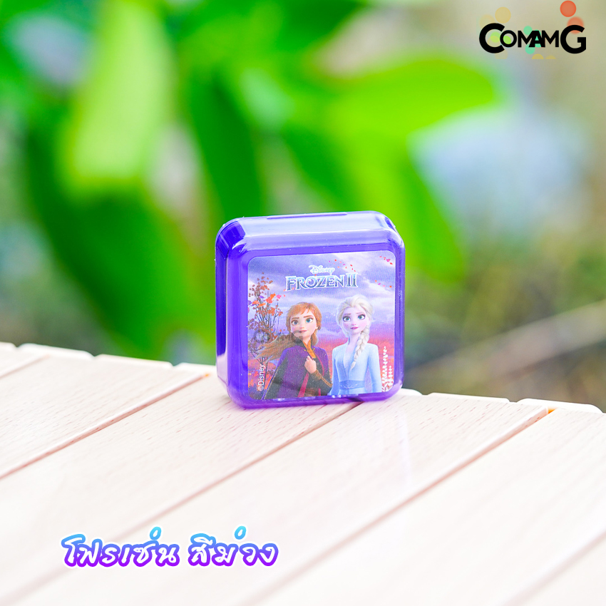 กบเหลา2ช่องทรงสี่เหลี่ยม กบเหลาดินสอ ลายการ์ตูนลิขสิทธิ์แท้ เบนเทน Frozen คิตตี้ ไอรอนแมน กับตันอเมริกา พร้อมส่ง