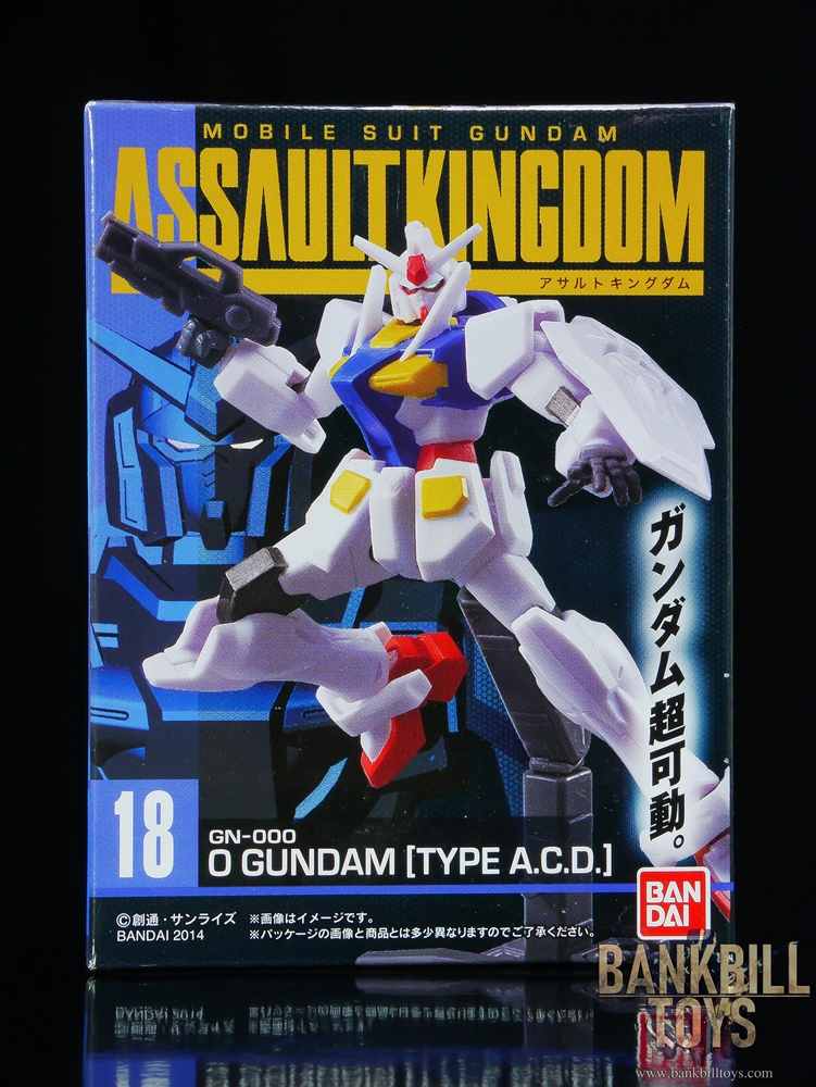 กันดั้ม Bandai Candy Toy Mobile Suit Gundam Assault Kingdom 5 No.18 GN-000 0 Gundam [Type A.C.D.]