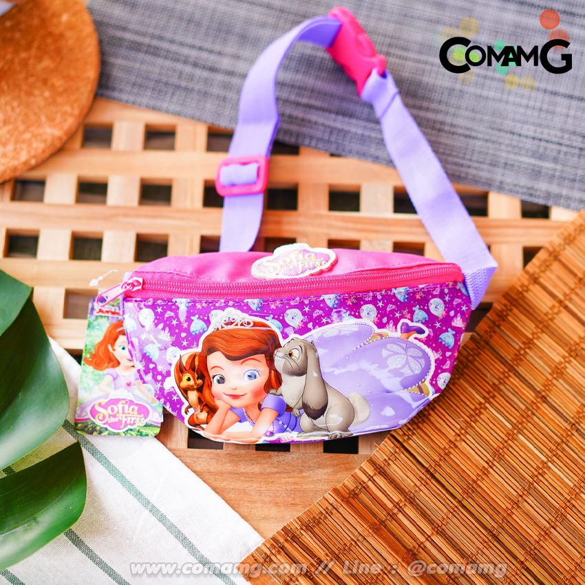 กระเป๋าคาดอกเด็ก กระเป๋าคาดเอวเด็ก กระเป๋าเด็ก รุ่นหนังแก้ว ลิขสิทธิ์แท้ คาดอก คาดเอว มีหลายลาย