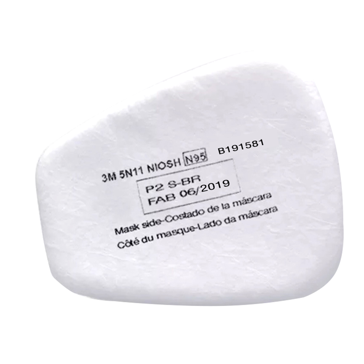 3M แผ่นกรองฝุ่นละออง ฟูมโลหะ 5N11 N95