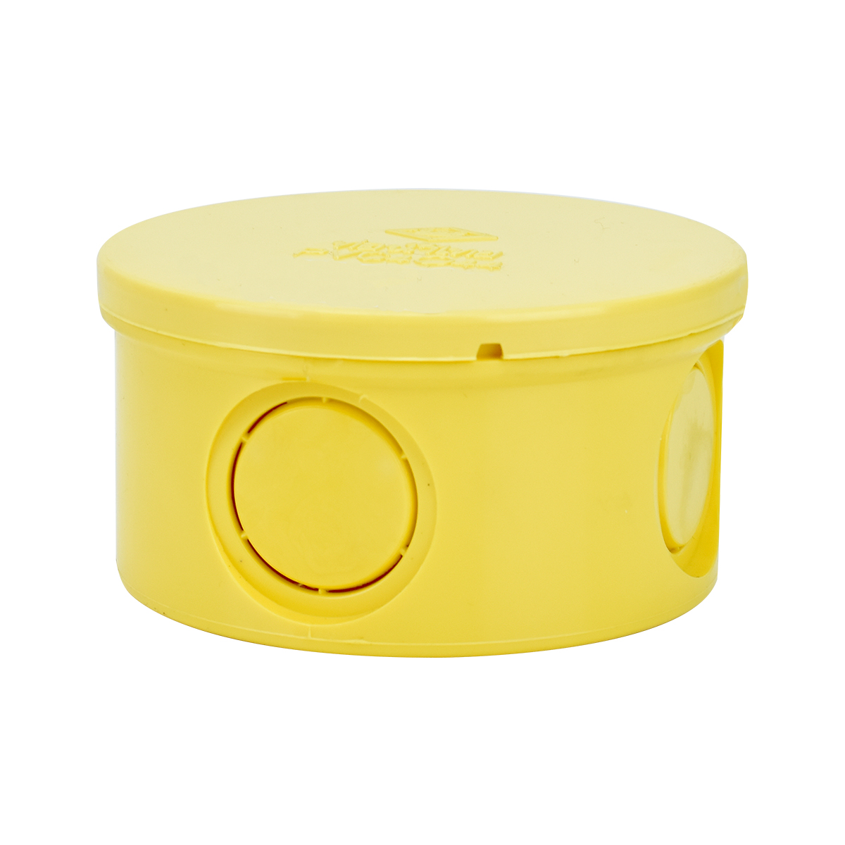 ท่อน้ำไทย กล่องพักสายกลม ขนาด 3" สีเหลือง