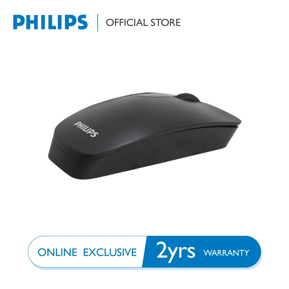 เมาส์ไร้สาย Philips M402 ปุ่มกดไร้เสียง 2.4GHz Philips SPK7402 Wireless Mouse