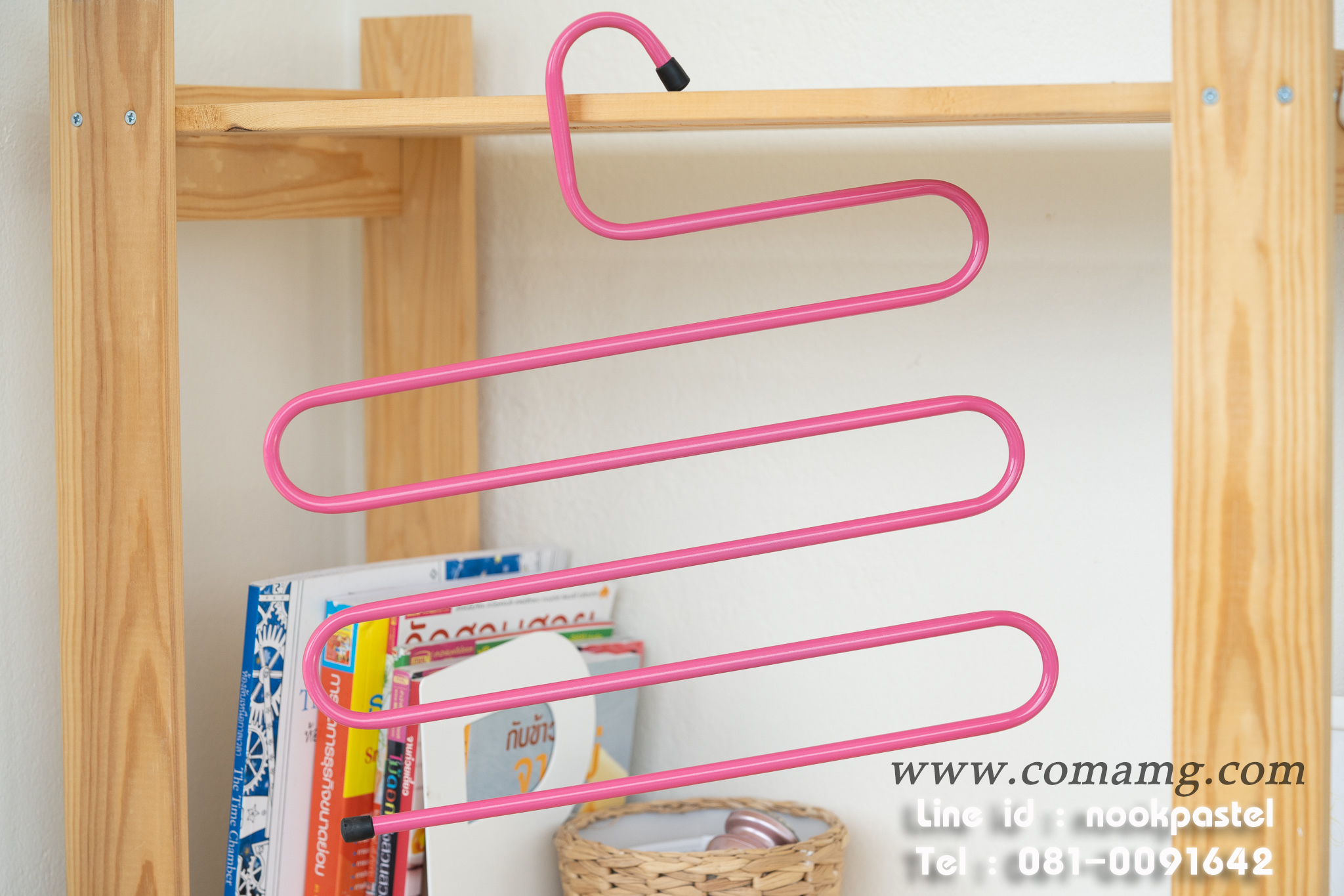 ไม้แขวนกางเกงสแตนเลส 5ชั้น