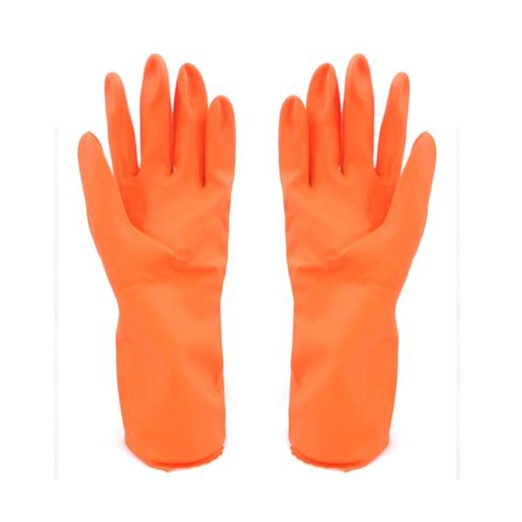 ถุงมือแม่บ้าน Ansell รุ่น Beauty ถุงมือยางแบบมีซับใน