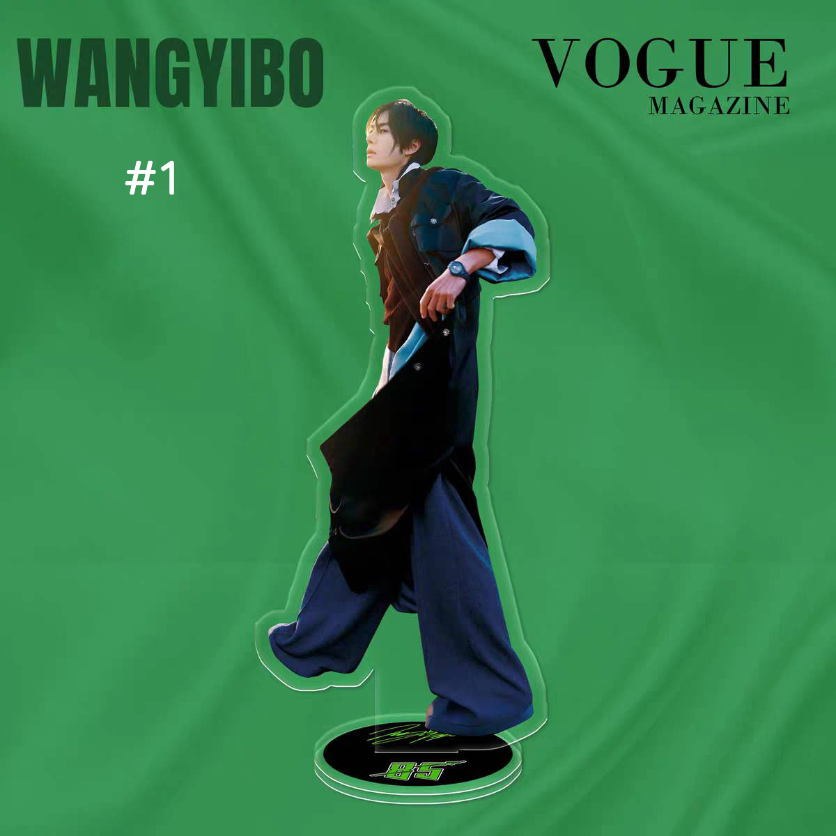 สแตนดี้อะคริลิค หวังอี้ป๋อ WangYibo 85 VOGUE MAGAZINE