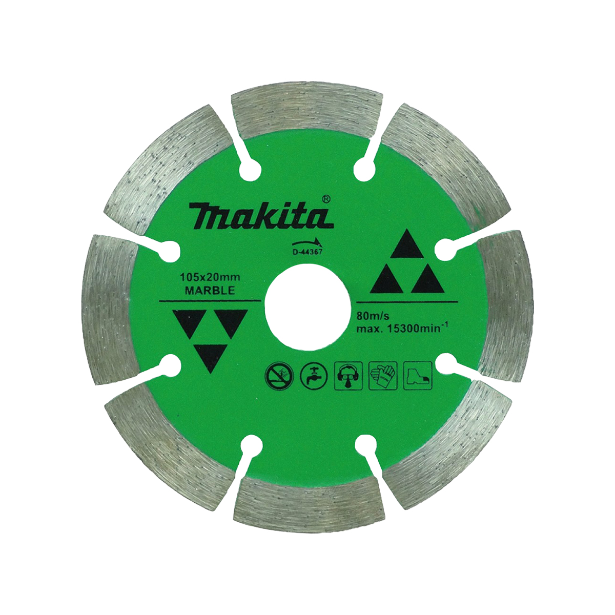 MAKITA ใบตัดเพชร 4" สีเขียว D-44367