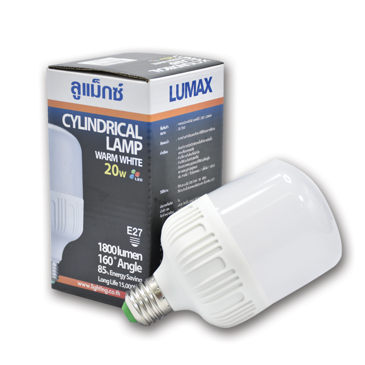 Lumax หลอด LED CYLINDRICAL-1800LM/830/20W