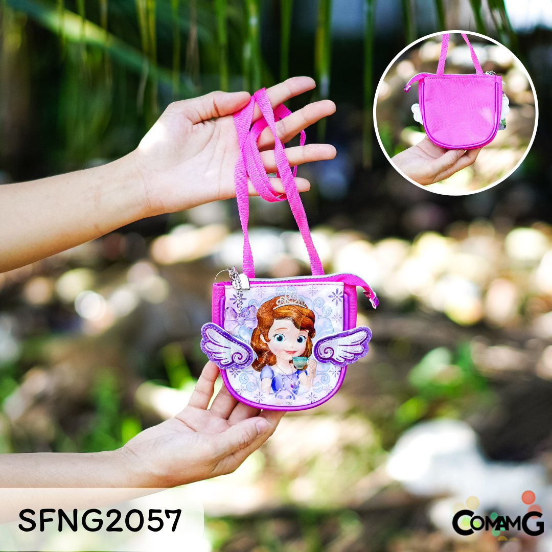 กระเป๋าคล้องคอเด็ก รุ่นตูดกลม ลิขสิทธิ์แท้