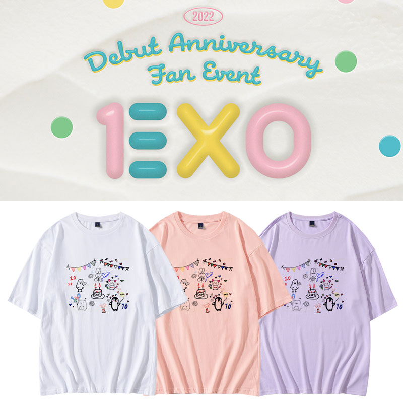 เสื้อยืด EXO 10th Debut Anniversary