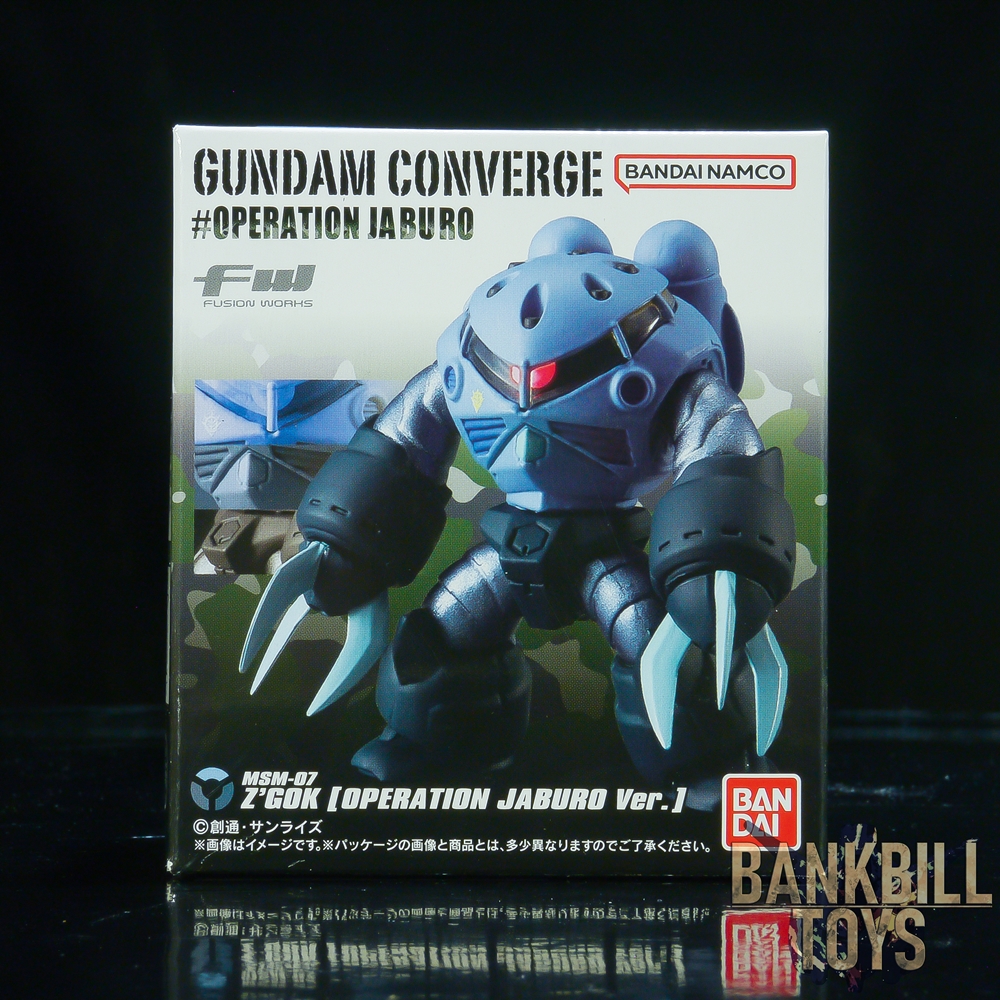 กันดั้ม Bandai Candy Toy FW Gundam Converge #Operation Jaburo MSM-07 Z'Gok [Operation Jaburo Ver.]