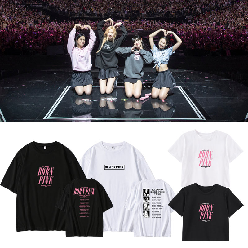 เสื้อยืด BLACKPINK : คอนเสิร์ต BORN PINK World Tour