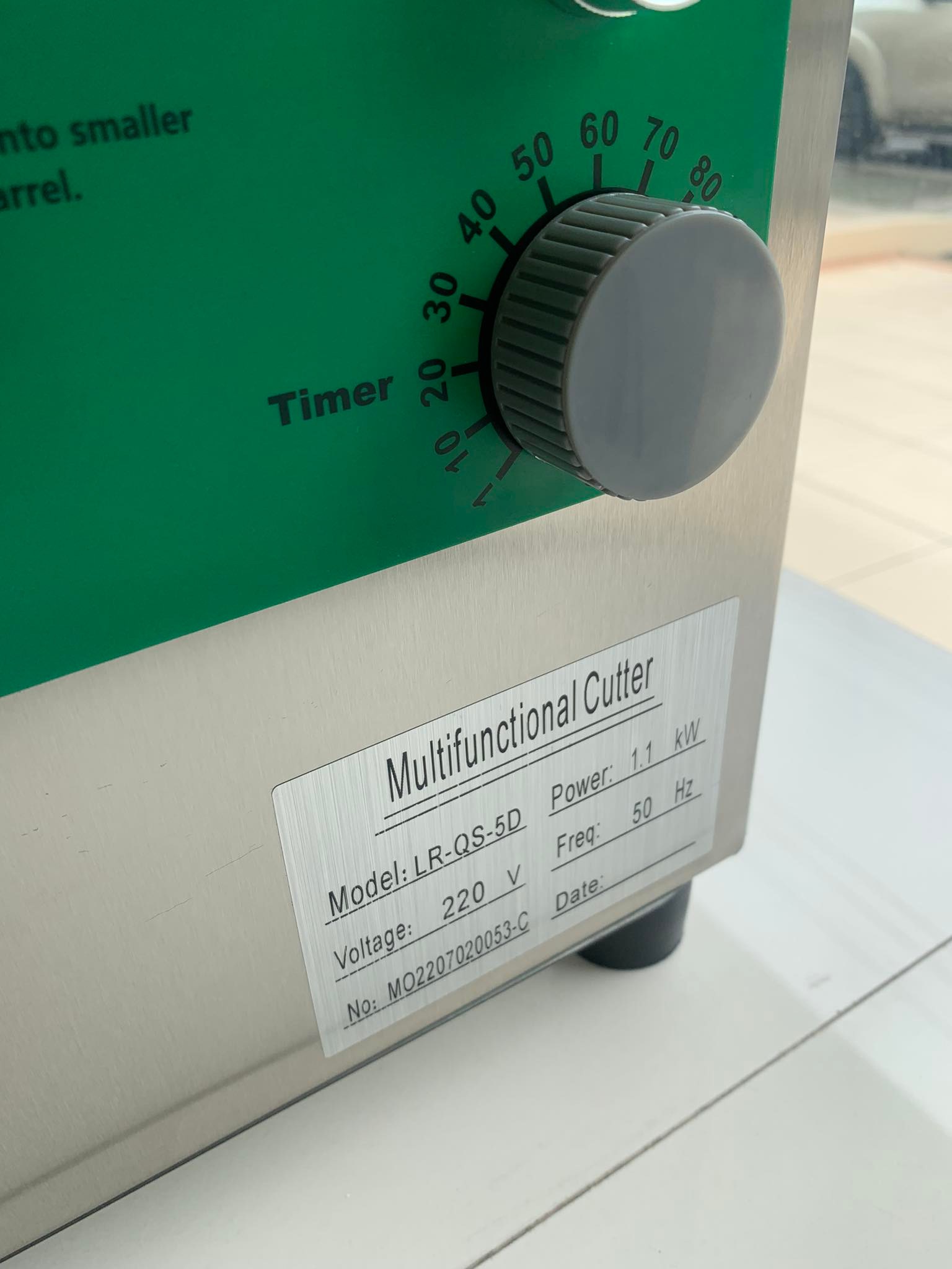 เครื่องบดสับ 5 ลิตร Si-FC5