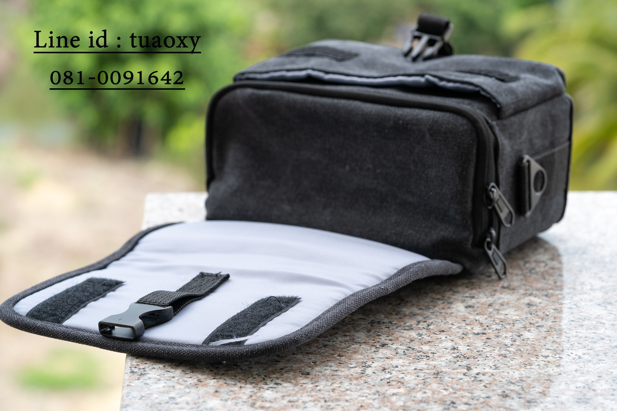 กระเป๋ากล้อง mirrorless/ DSLR สะพายไหล่ ผ้าแคนวาส