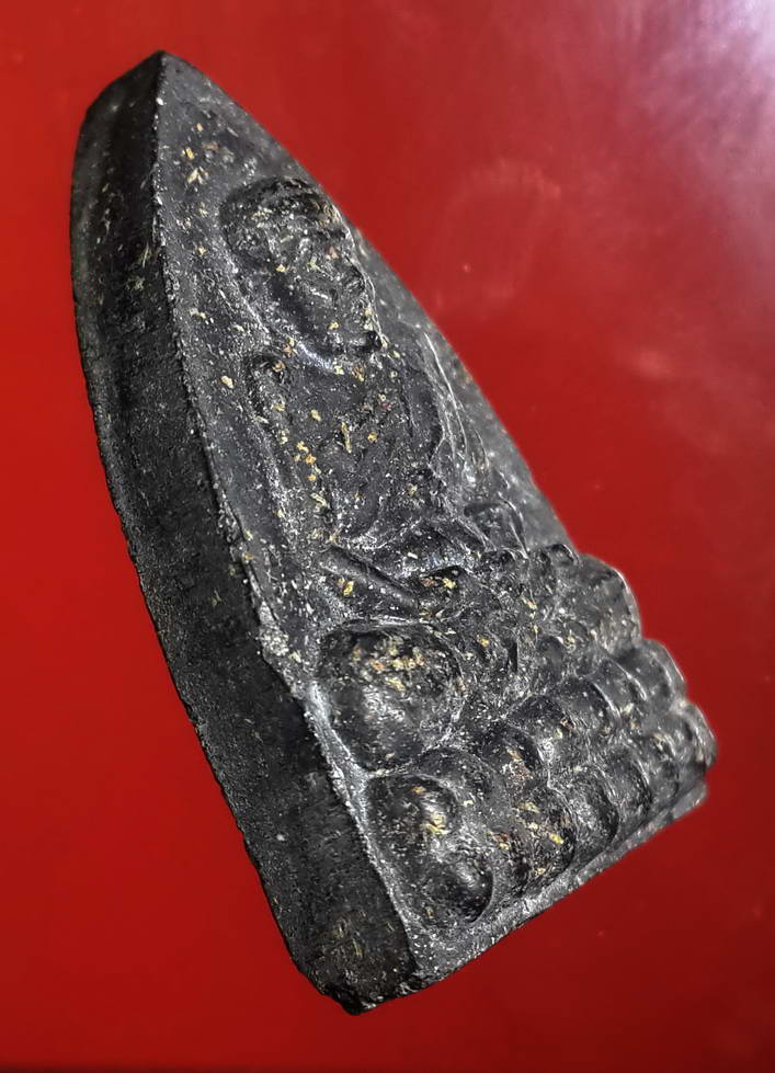 รหัสสินค้า หลวงปู่ทวด วัดต่างๆ 058 หลวงปู่ทวดเนื้อผงใบลาน โรยไม้เทพทาโร หลวงพ่อหวล วัดพุทไธศวรรย์ จังหวัดอยุธยา สร้างปี 2558