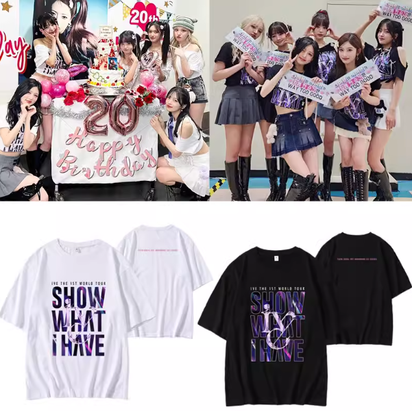 เสื้อยืด IVE : 1nd World Tour [SHOW WHAT I HAVE]
