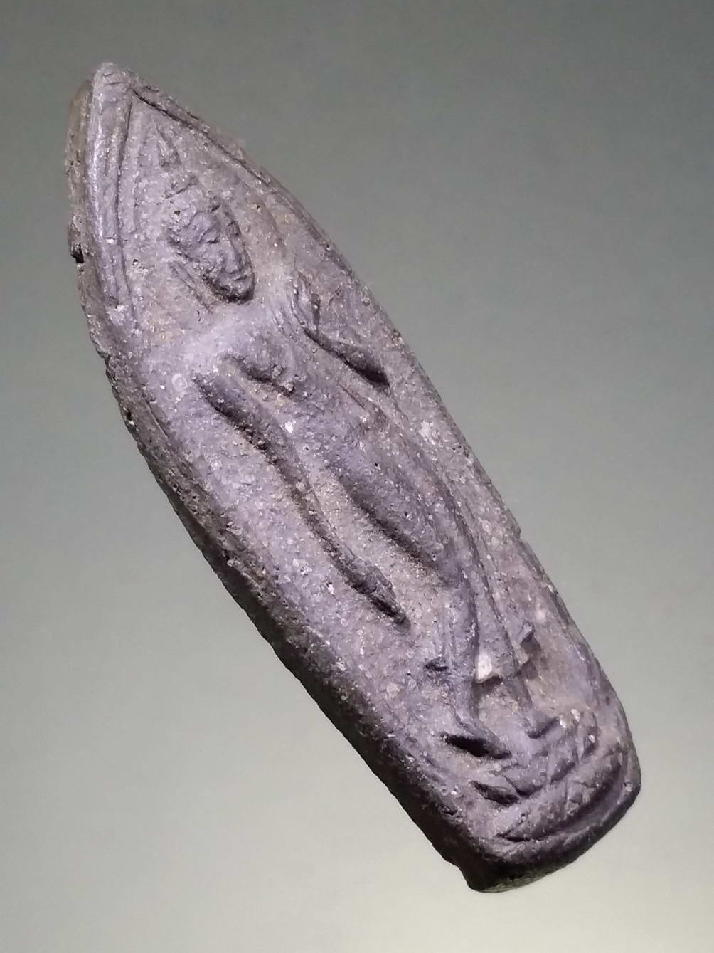 รหัสสินค้า พระไม่ทราบที่ 268 พระลีลา เนื้อดินเผา ไม่ทราบที่