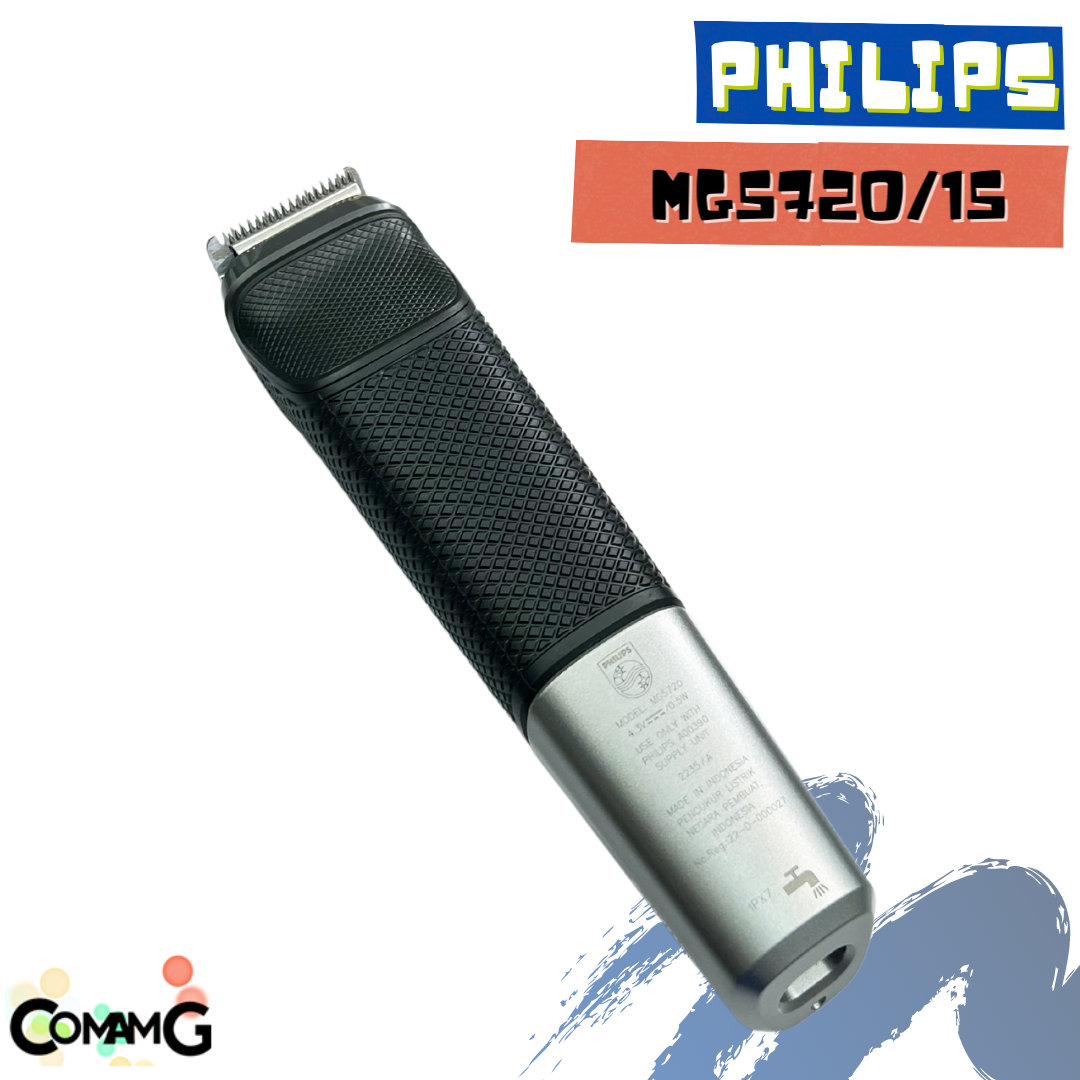 Philips ชุดเครื่องแต่งผม ตกแต่งหนวดเครา เอนกประสงค์ไร้สาย รุ่นMG5720/15 ของแท้ รับประกันศูนย์ไทย 2 ปี