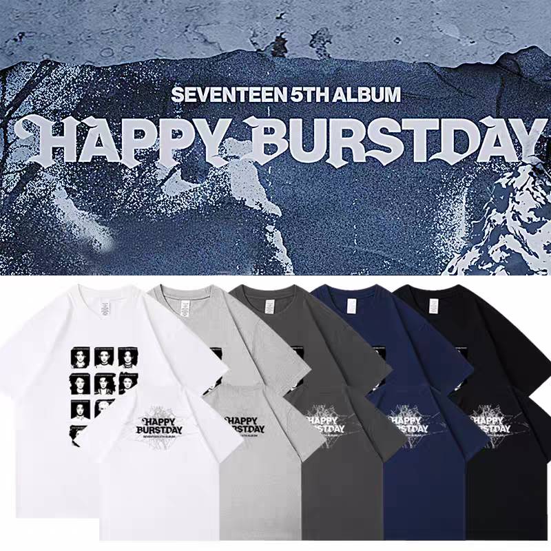 เสื้อยืด SEVENTEEN : 5th Album [Happy Burstday]