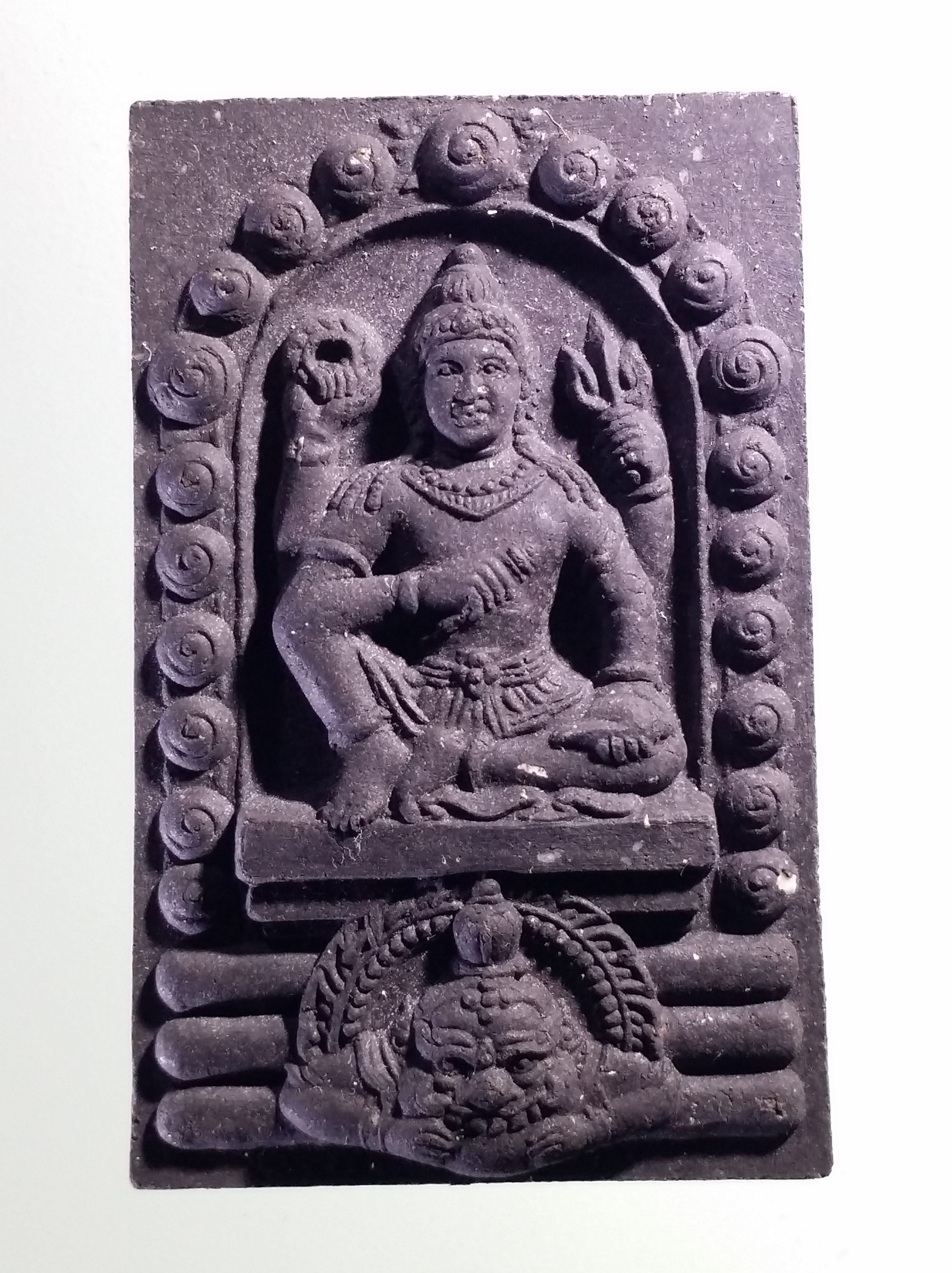 รหัสสินค้า จตุคามรามเทพ 497 พระเทวราชโพธิสัตว์จตุคามรามเทพ หลังพระแม่ธรณีบีบมวยผม รุ่น สิริมงคล ปี 49