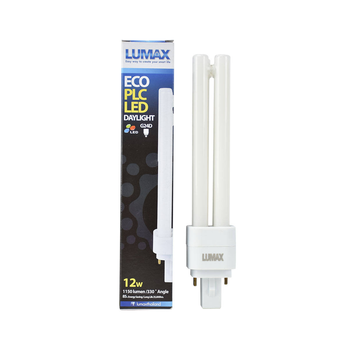 LUMAX หลอด LED #PLC LED-1150LM/865/12W/G24