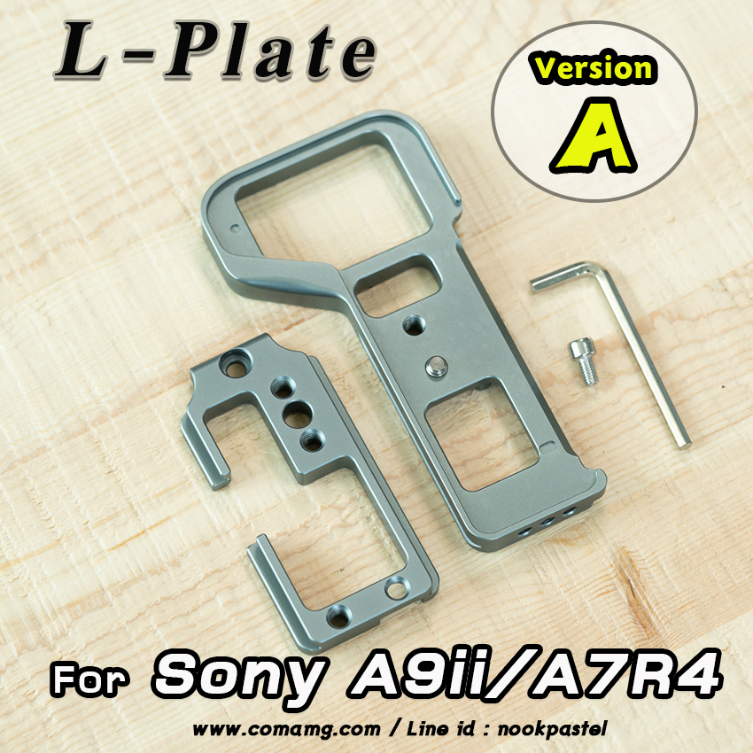 L-Plate กล้องSony A9ii / A7R4 / A7S3 Camera Hand Grip Version A