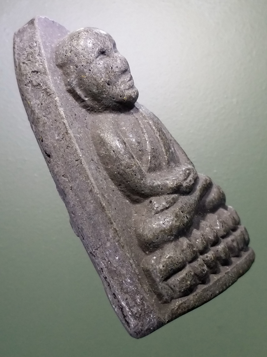 รหัสสินค้า หลวงปู่ทวด วัดต่างๆ 459 หลวงปู่ทวด เนื้อผงโรยแร่ ฝังตะกรุด ออกวัดบางไกรนอก อำเภอบางกรวย จังหวัดนนทบุรี