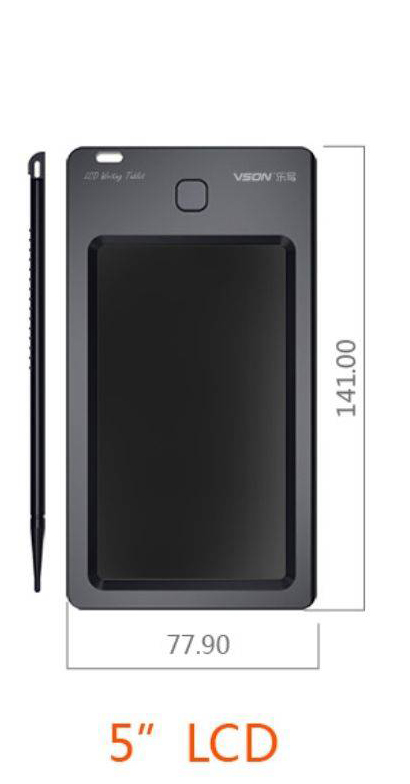 Baby Station กระดานโน้ต เขียนได้ลบได้ LCD Writing Tablet ขนาด 5 นิ้ว พร้อมปากกา