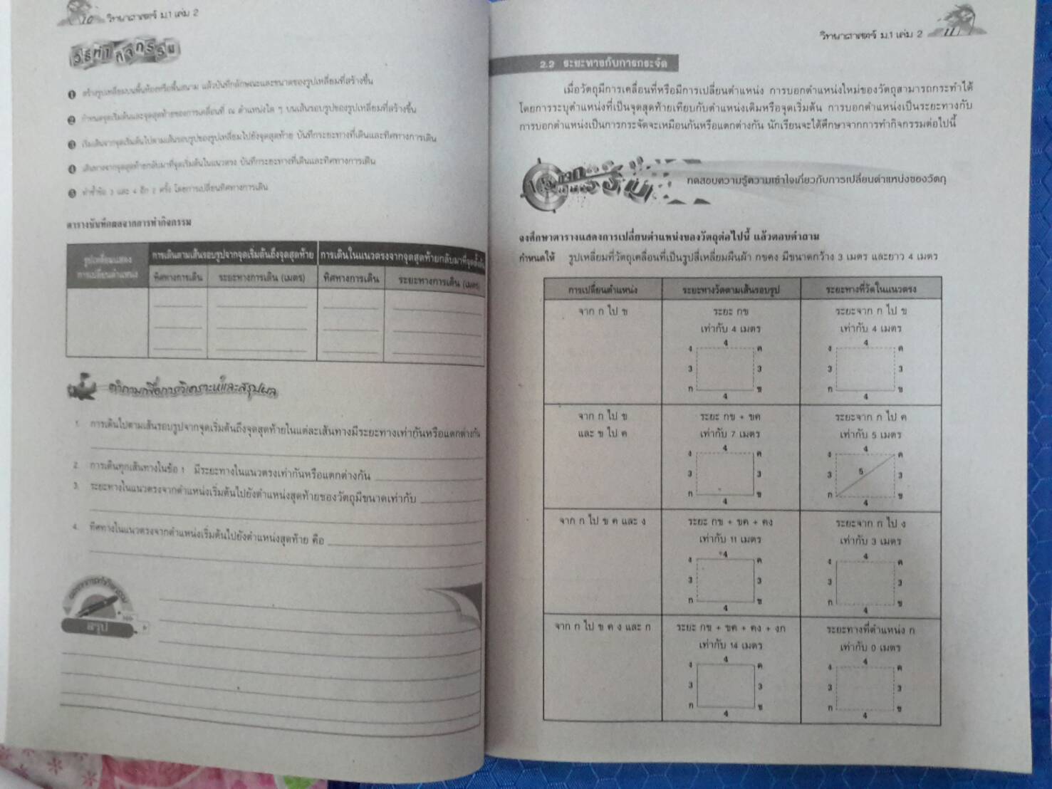 หนังสือสื่อการเรียนรู้และเสริมสร้างทักษะตามมาตรฐานและตัวชี้วัด กลุ่มสาระการเรียนรู้วิทยาศาสตร์ ชั้น ม.1 เล่ม 2 สำนักพิมพ์นิยมวิทยา
