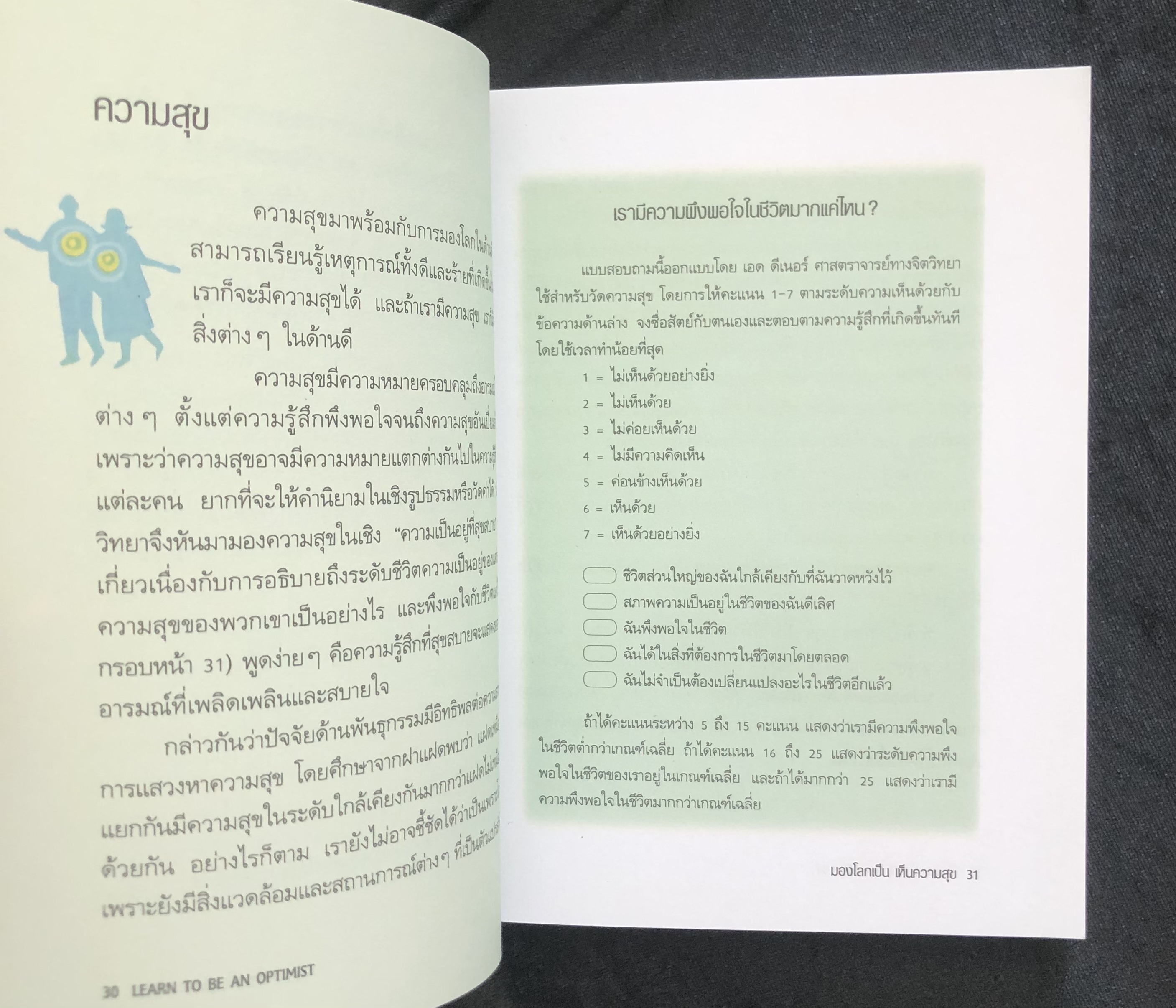 มองโลกเป็นเห็นความสุข- learn to be an Optimist