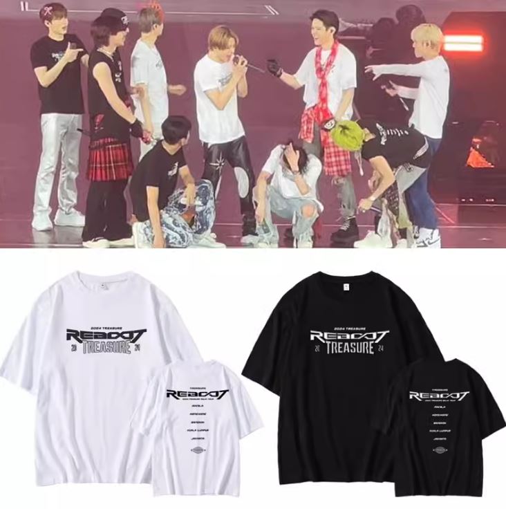 เสื้อยืด TREASURE : 2024 RELAY TOUR [REBOOT] Concert