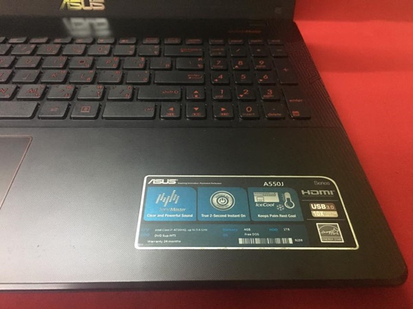 ( SOLD OUT ) ASUS A550JX-XX145D