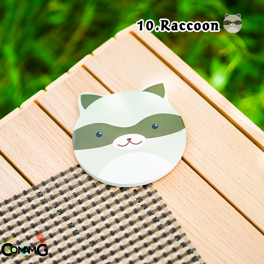 ที่รองแก้ว หินดูดน้ำ แผ่นหินรองแก้วดูดน้ำ แผ่นรองแก้ว ซึมซับน้ำไว แห้งไว ทำความสะอาดง่าย ลายน่ารัก มีหลายลาย พร้อมส่ง