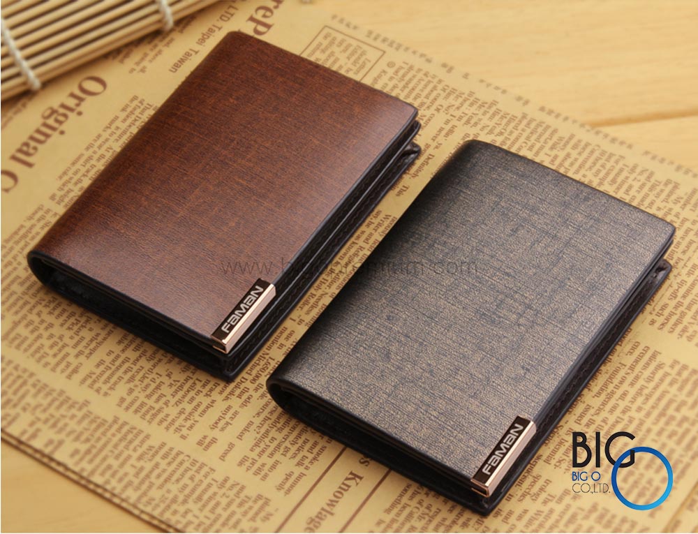 กระเป๋าหนังใส่นามบัตร (Leather Business Card Holder)