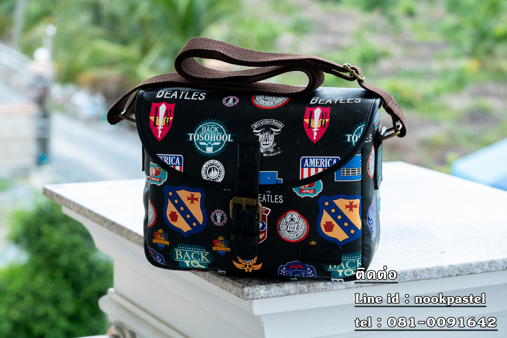 กระเป๋าใส่กล้อง Travel life สไตล์เกาหลี หนังPU