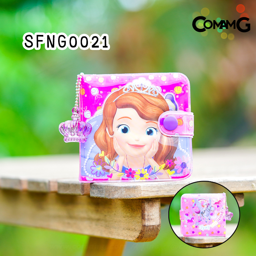 กระเป๋าสตางค์เด็กผู้หญิง กระเป๋าสตางค์ PVC รุ่น2พับ ลิขสิทธิ์แท้ (ลิงค์2)