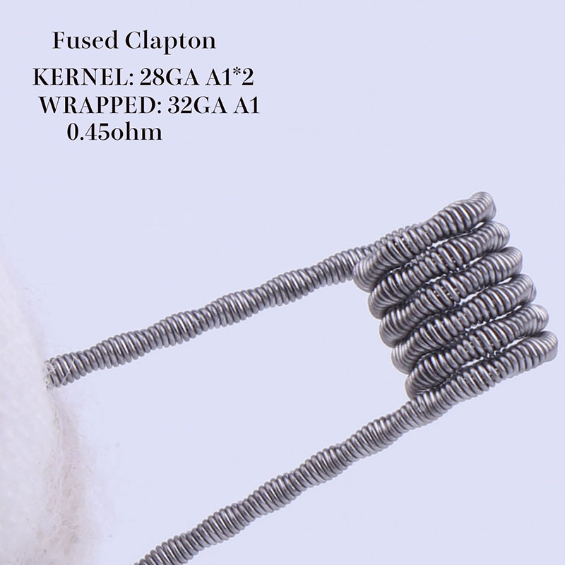 Fused Clapton 0.45ohm แกน3 6ชิ้น