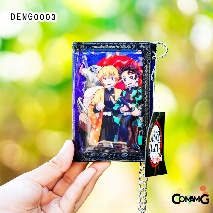 กระเป๋าสตางค์เด็กผู้ชาย รุ่น3พับ+มีโซ่ ลายการ์ตูน ลิขสิทธิ์แท้