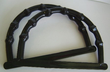 หูกระเป๋าพลาสติค ลายไม้ไผ่ Plastic Bag Handle Bamboo Style