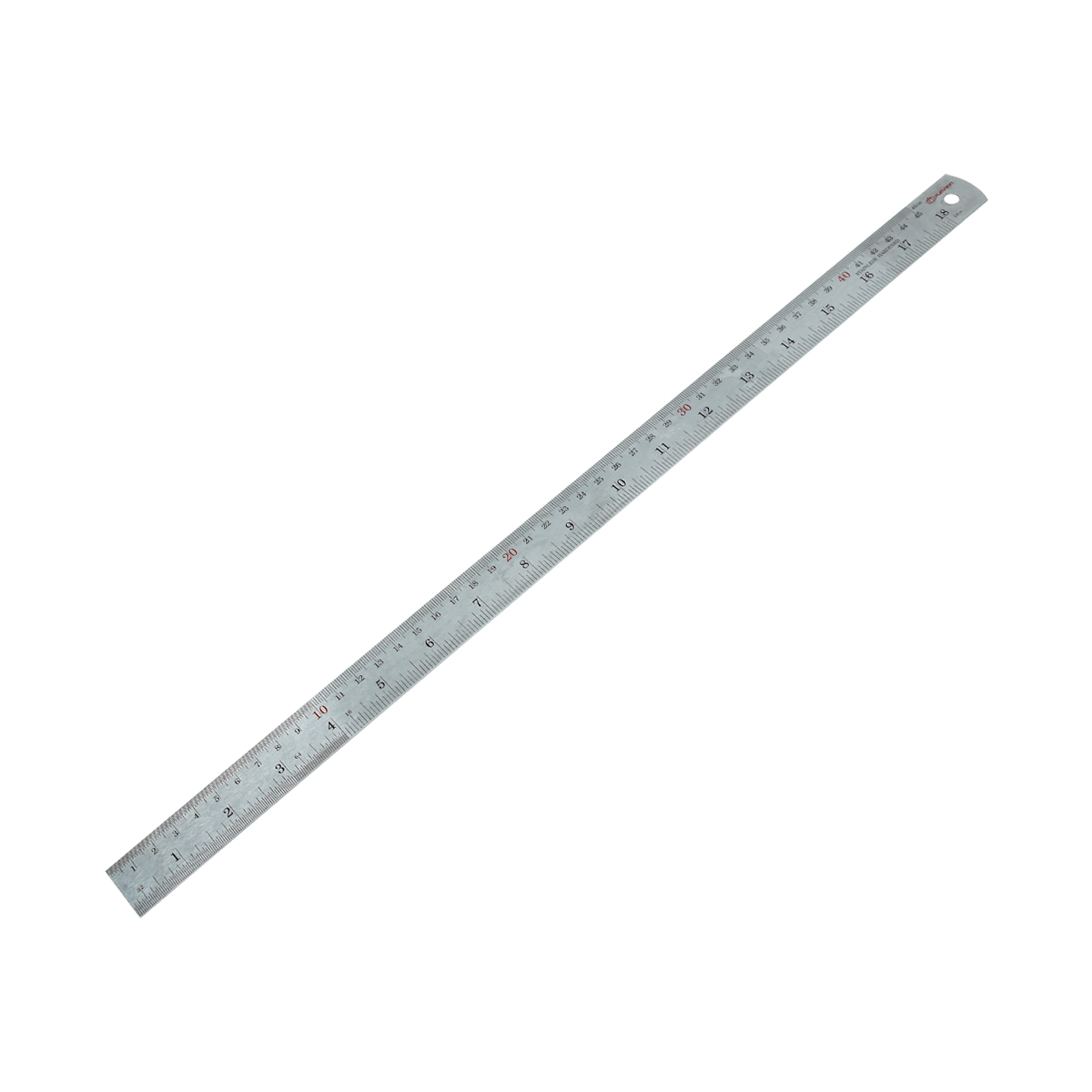 Pumpkin ไม้บรรทัดสแตนเลส INOX18" 450mm อย่างหนา PTT-18R450 [29412]