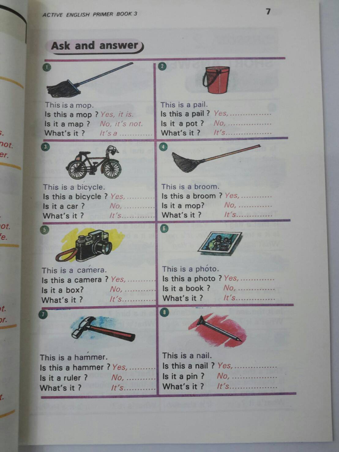 Active English Primer 3 (New Edition) และแบบฝึกหัด