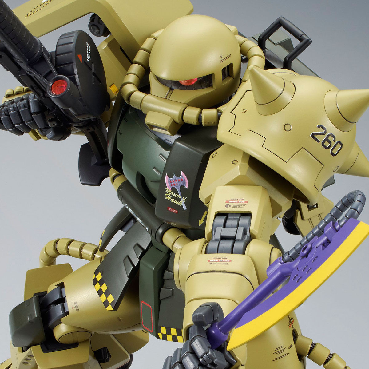 กันดั้ม Bandai Spirits Gunpla Premium Bandai Hobby Online Shop Limited MG 1/100 MS-06R-1 Zaku II High Mobility Test Type Ver.2.0 [Breniss Ox's Custom]