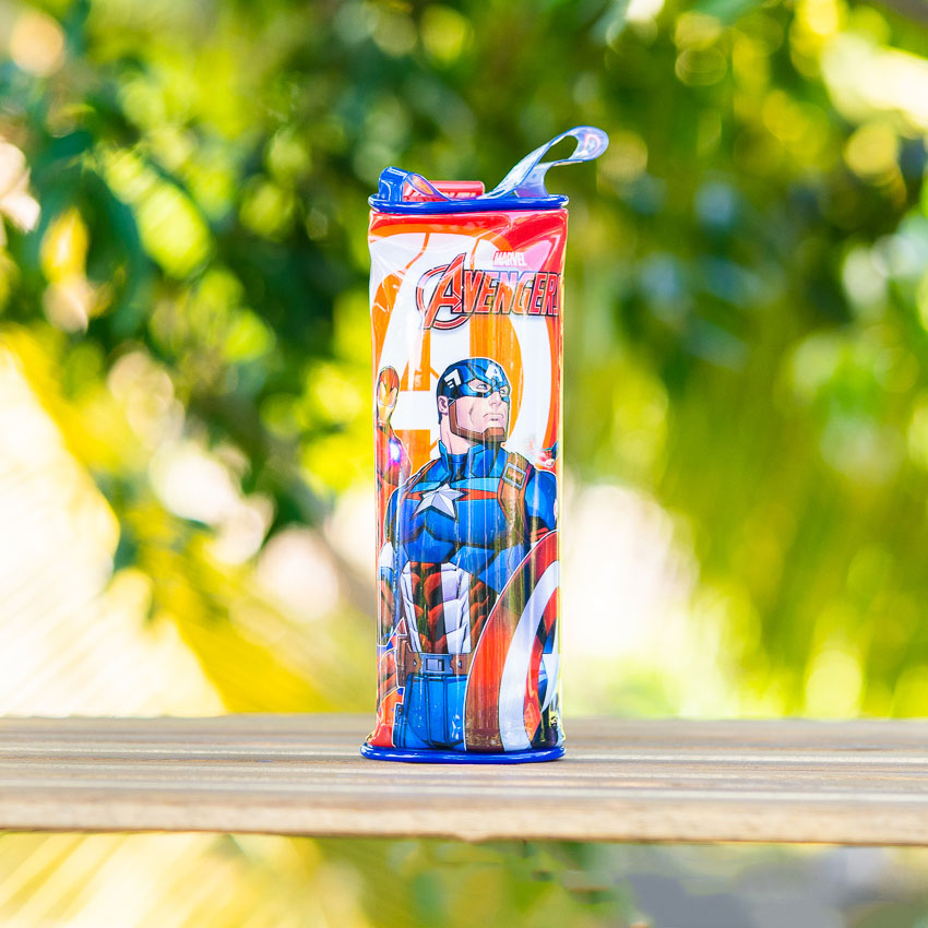 กระเป๋าดินสอ ทรงกระบอก PVC ลายการ์ตูน อเวนเจอร์ส เจ้าหญิง เบนเทน Frozen ลิขสิทธิ์แท้ พร้อมส่ง