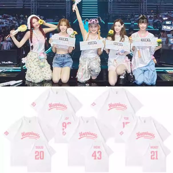 เสื้อยืด RED VELVET : 2024 FANCON TOUR [HAPPINESS : My Dear,ReVe1uv]