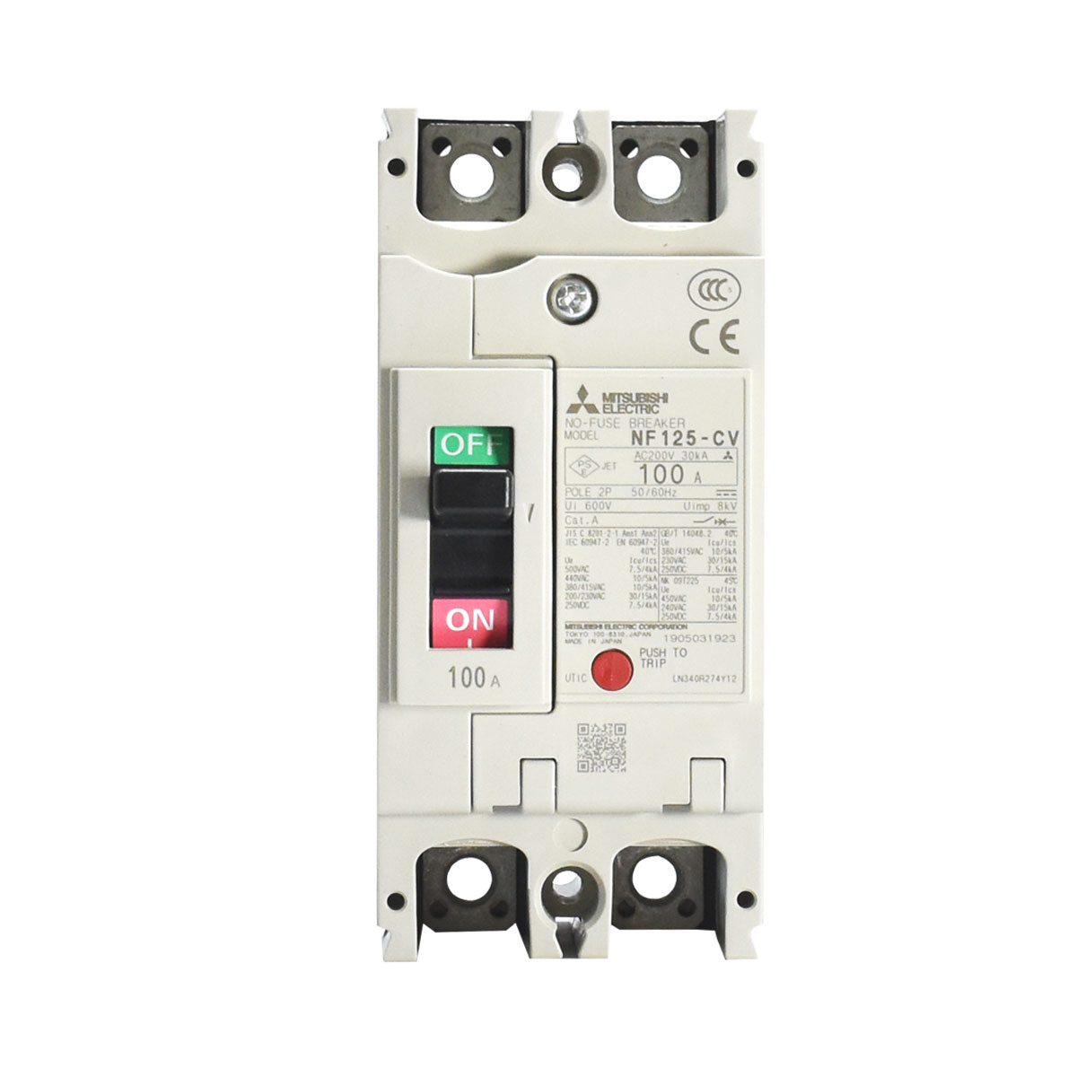 MITSUBISHI BREAKER NF-125CV 2P 100A
