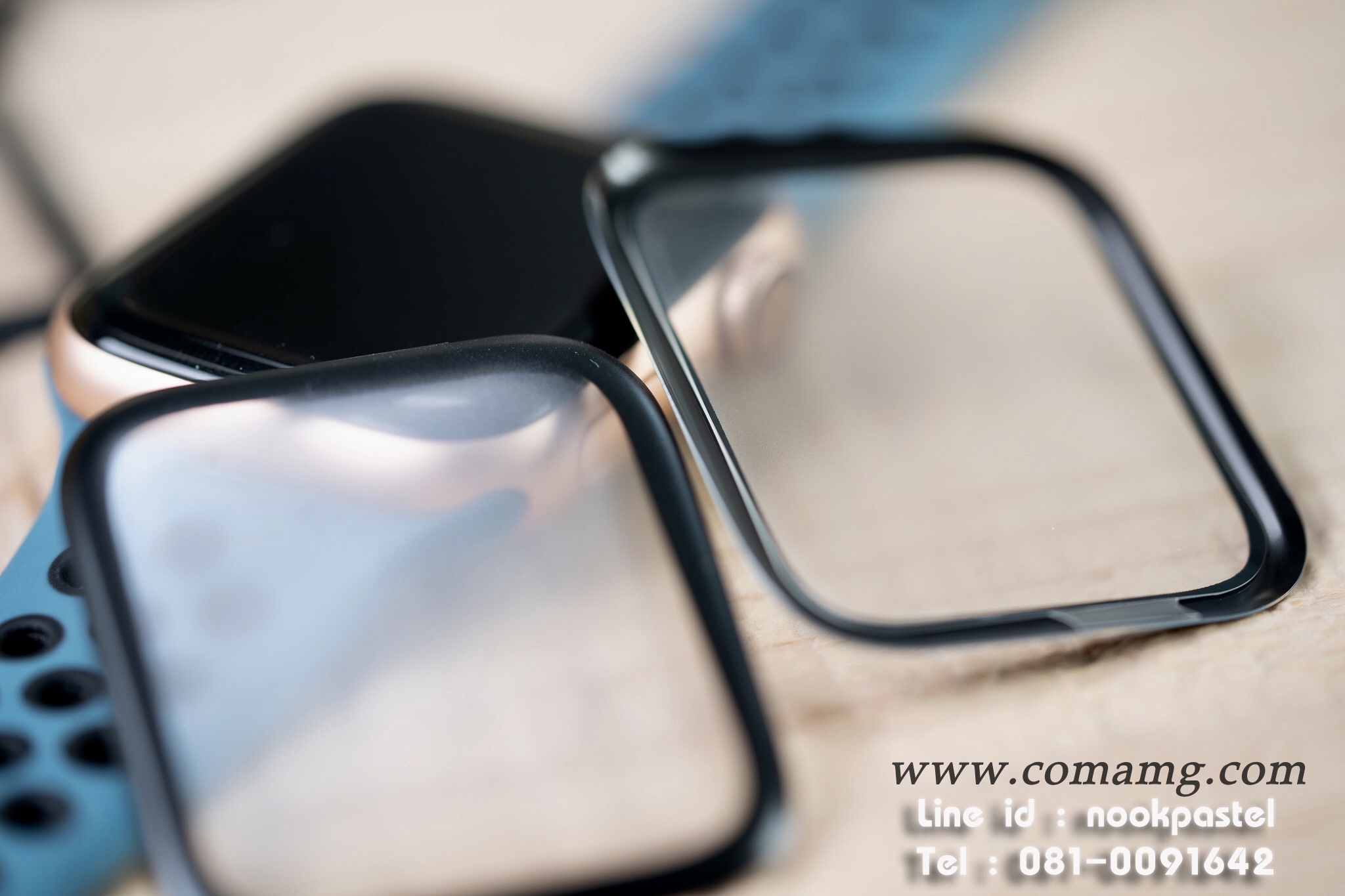 ฟิลม์TPU ลงโค้ง สำหรับsmart watch ขนาด38/42/40/44/41/45mm แบบด้าน-แบบใส พร้อมส่ง