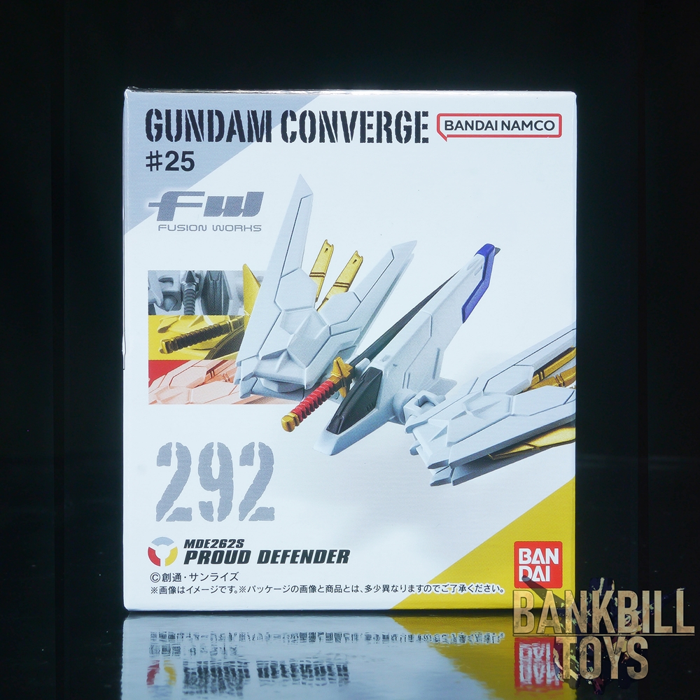 กันดั้ม Bandai Candy Toy FW Gundam Converge #25 No.292 MDE262S Proud Defender