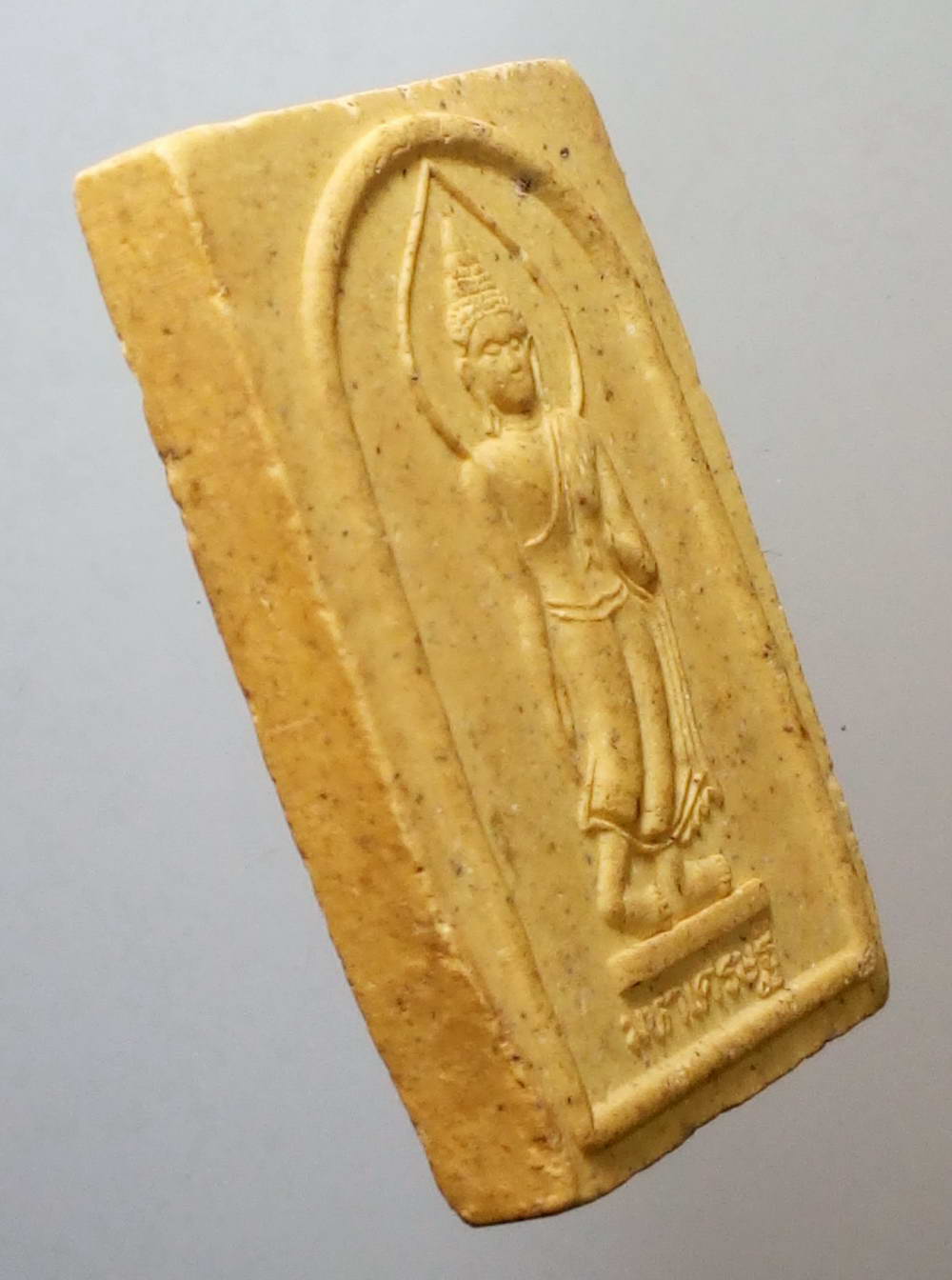 รหัสสินค้า พระไม่ทราบที่ 158 พระลีลามหาเศรษฐี หลังพระพุทธปางสมาธิมีประภามณฑล ฐานขาสิงห์ ไม่ทราบที่