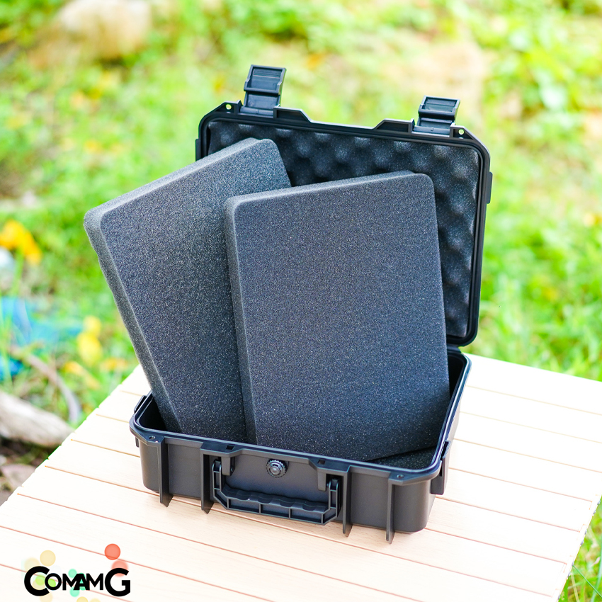 กล่องกันกระแทก กล่องเก็บอุปกรณ์ต่างๆ กล้อง เลนส์ โดรน มีหูหิ้ว ฟองน้ำซับแรงกระแทก