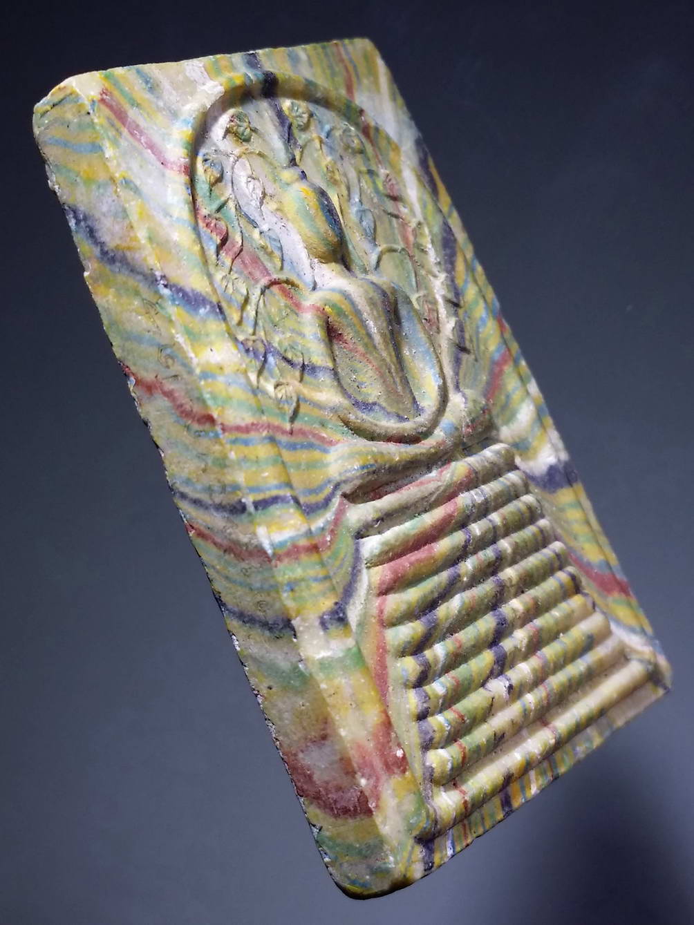 รหัสสินค้า พระไม่ทราบที่ 224 พระสมเด็จเนื้อผงสายรุ้ง พิมพ์ปรกโพธิ์ หลังยันต์ห้า ไม่ทราบที่ พระรายการนี้ให้เช่าบูชาแล้ว