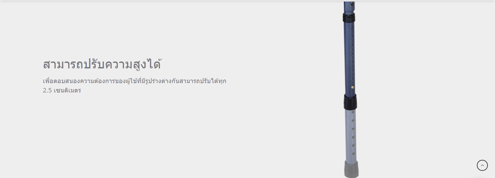 ไม้เท้าช่วยเดิน Karma Walker (WK80) พับเก็บได้ สวย แข็งแรง น้ำหนักเบา ปรับระดับสูงต่ำได้